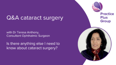 Is there anything else I need to know about cataract surgery?