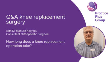 How long does a knee replacement take?