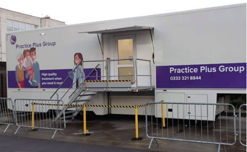 Practice Plus Group Southampton mobile eye clinic