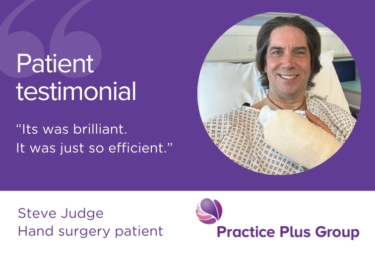 Steve Judge dupuytrens patient barlborough