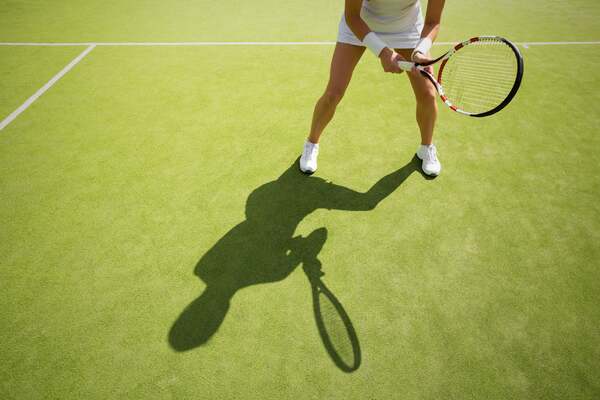 Only six players on the tennis team showed up for practice today. If each player  plays every other player 