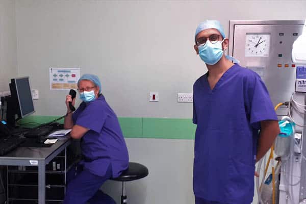 Nurses at Gillingham Surgical Centre endoscopy service