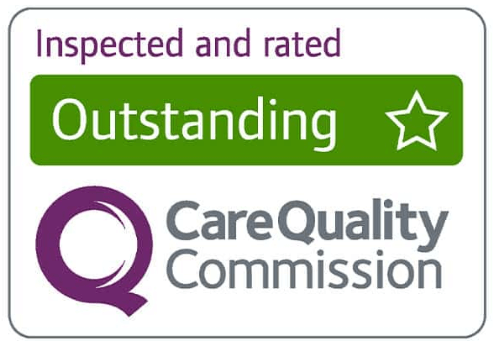 Care quality commission banner rated outstanding for NHS 111 service