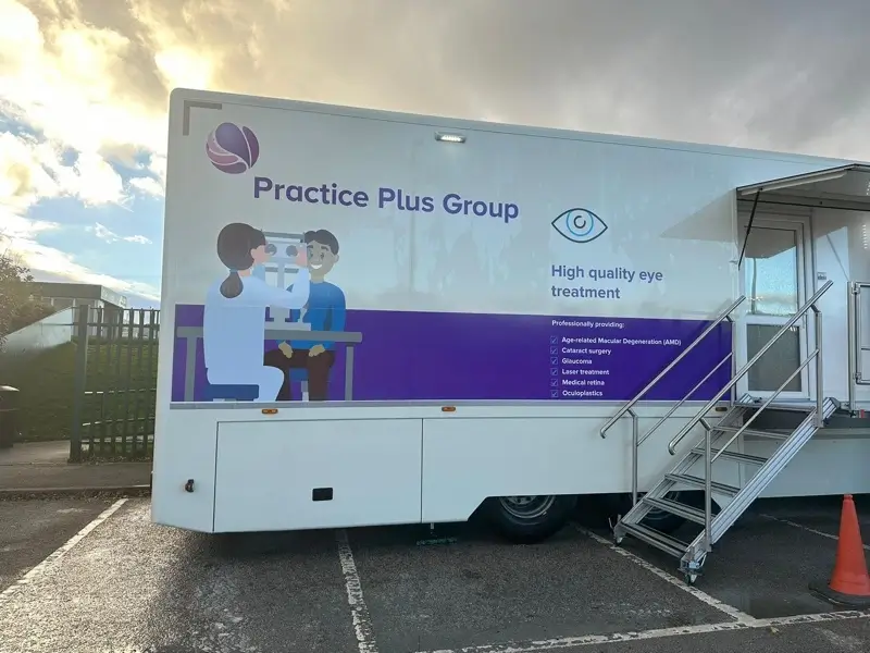 Mobile Practice Plus Group eye clinic