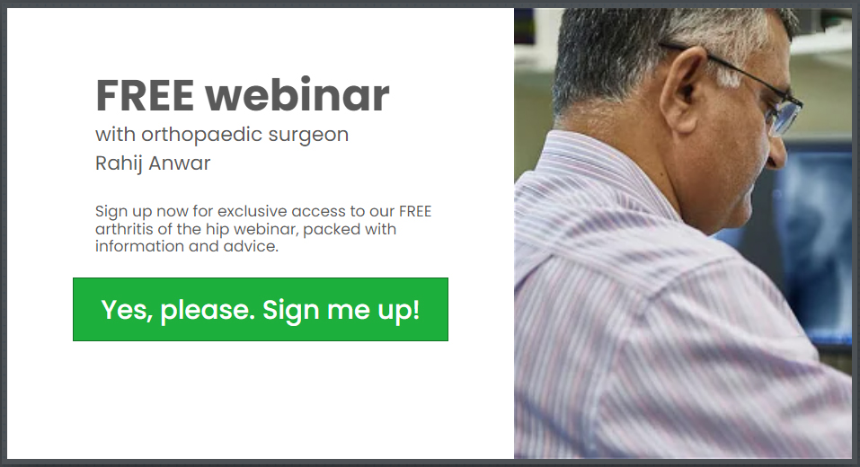 arthritis of the hip webinar