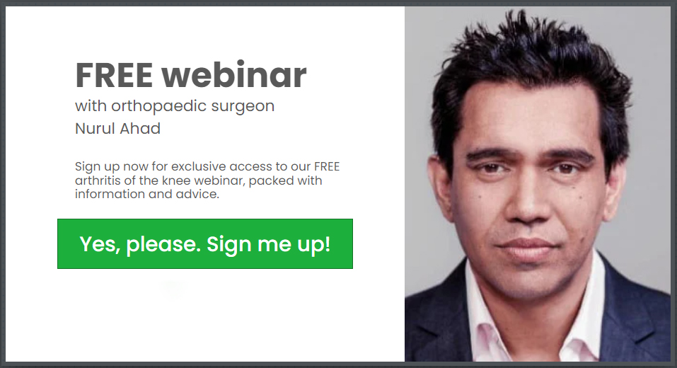 arthritis of the knee webinar