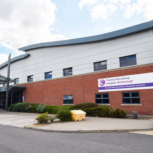 Barlborough hospital front elevation