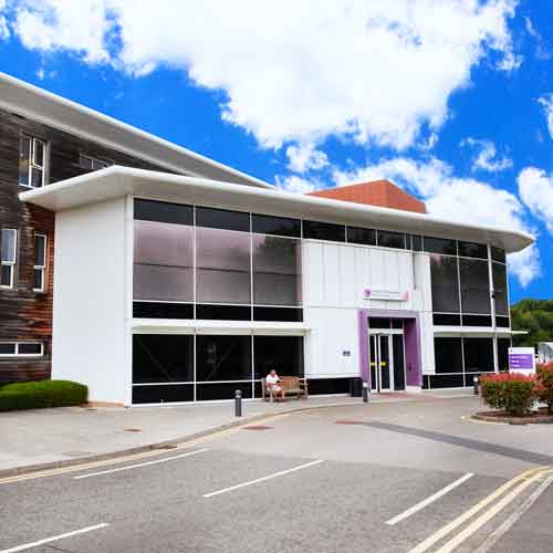 Emersons Green, view of front elevation of the hospital