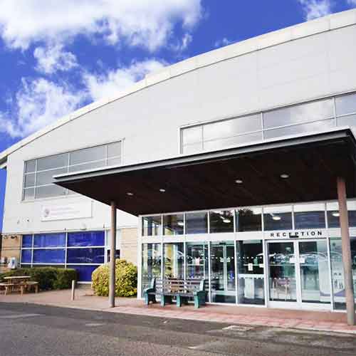 Gillingham surgical centre, view of front elevation of the centre