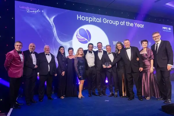 Practice Plus Group team at the Hospital of the Year awards night