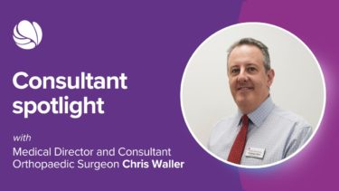 Chris Waller Medical Director and orthopaedic surgeon