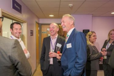 New Birmingham hospital photo, Practice Plus Group- CIO Barry Nee and Dr Hilary Jones opening ceremony