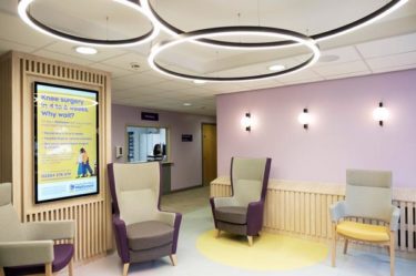 Birmingham hospital waiting area photo