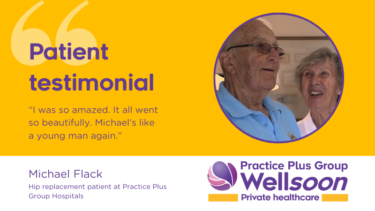 Jill talks about her husband's hip surgery